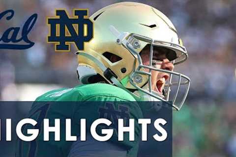 Notre Dame. vs. California | EXTENDED HIGHLIGHTS | 9/17/2022 | NBC Sports