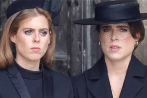 Why Eugenie And Beatrice's Behavior At Queen Elizabeth's Funeral Still Has People Talking