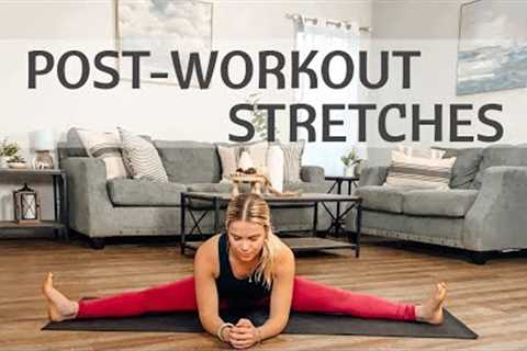 Post-Workout Stretches -  10 Min Yoga Stretches to Release Tension - Yoga with Yana