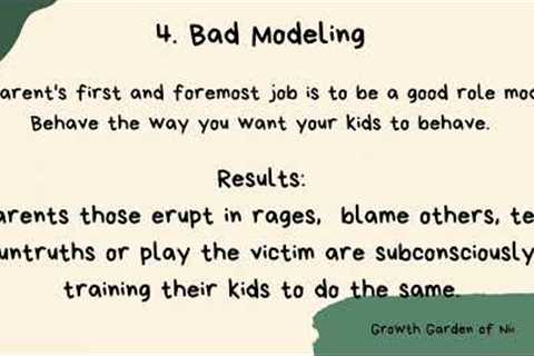5 Mistakes of Parenting