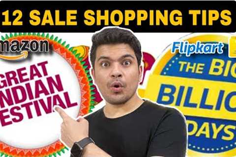 Flipkart big billion days and Amazon Great Indian festival Best Sale shopping tips and tricks.