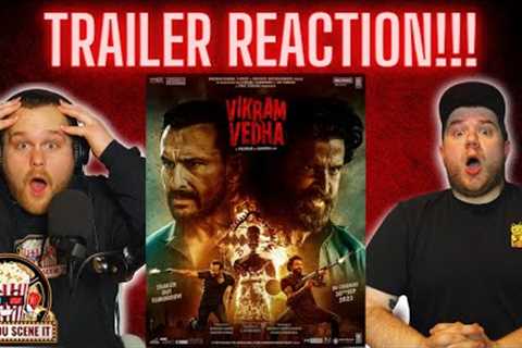 Vikram Vedha TRAILER REACTION!!! | Hrithik Roshan | Saif Ali Khan | Radhika Apte | Rohit Saraf |