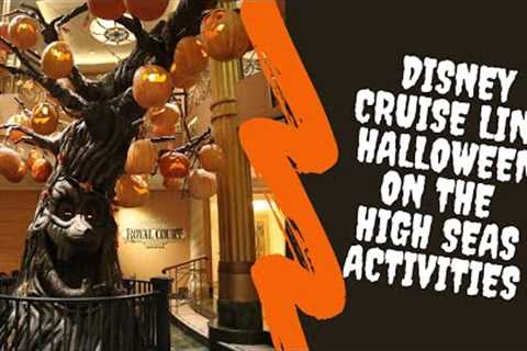 Halloween on The High Seas Activities | Disney Fantasy Vlog
