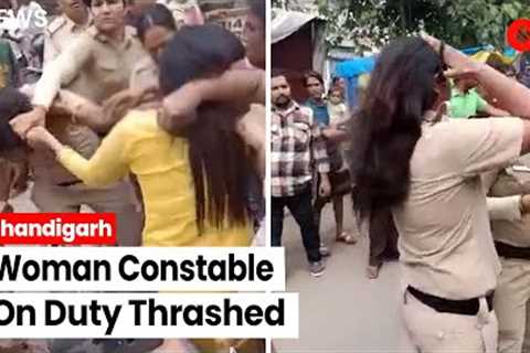 Chandigarh: Woman Constable On Duty Thrashed In Mani Majra, Video Goes Viral