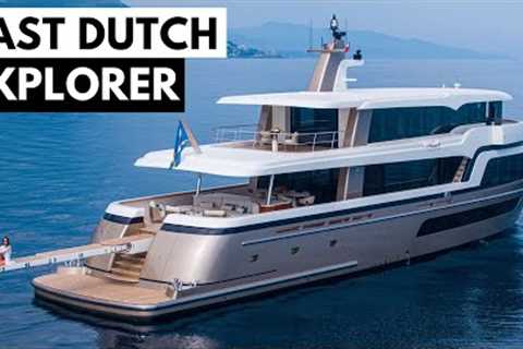 $16,000,000 2022 VAN DER VALK EXPLORER 34M YACHT Fast SuperYacht Tour