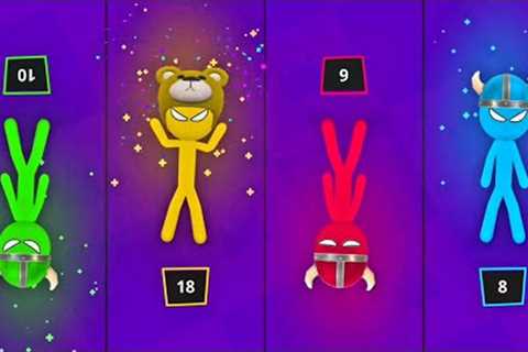 StickMan Funny Minigames - Stickman Party 1 2 3 4 Player Gameplay Android IOS