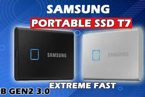 Samsung Portable SSD T7 Super Secure Crazy Fast 1TB Shock Resistance