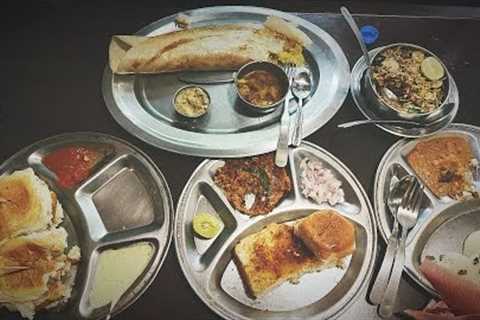 Eating Indian food in pakistan ||Vada pao || dosa || Idli samber || Pov bhaji || Bhel puri