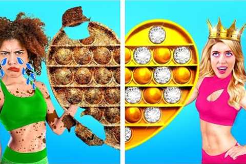 I WAS ADOPTED BY A BILLIONAIRE FAMILY || Rich VS Poor! Good Mom Vs Bad Mom By 123GO! HACKS