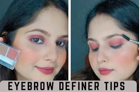 EASY EYEBROW DEFINING TIPS|| EYE BROW DEFINING TIPS FOR BEGINNERS || STEP BY STEP| #makeup #youtube
