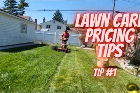 Lawn Care Pricing🤑[Overgrown lawn] Tips.#1 #lawncare #oddlysatisfying #pricingstrategy #getmoney