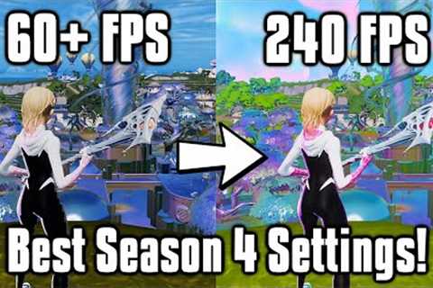 Fortnite Season 4 Settings Guide! - FPS Boost, Colorblind Modes, &amp; More!