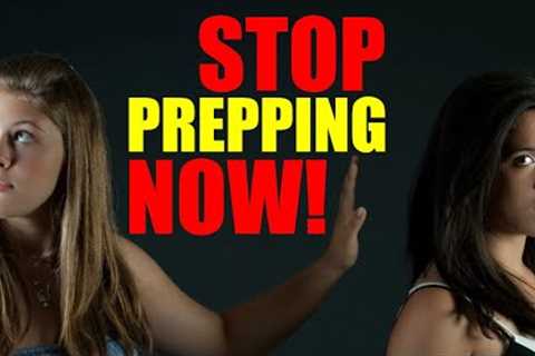 You are NOT a PREPPER! Just GIVE UP!