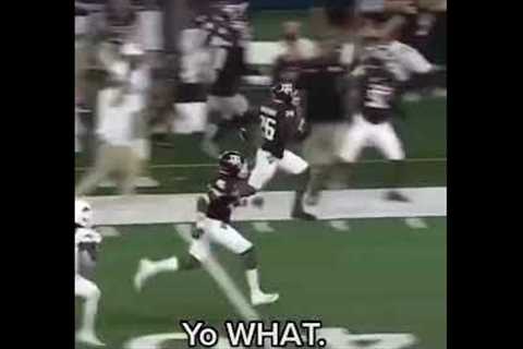Best touchdown of the day!impact play..#sports #trending #collegegameday #football #texasaggies