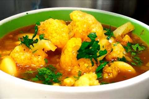 Natural, Healthy Vegan Dinner | Delicious White Bean Cauliflower Curry | Easy cooking