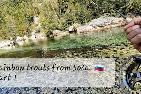 Fly Fishing in Slovenia | Soča | Rainbow trouts from Soča - Part 1