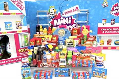 UNBOXING MINI BRANDS SERIES 4 - TOYS Opening a Full Box of Zuru 5 Surprise Mini Toy