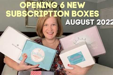 Opening 6 New Subscription Boxes | August 2022 | First Glances and Second Chances