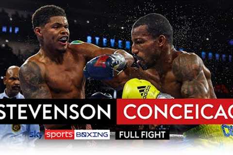 FULL FIGHT! Shakur Stevenson dominates Robson Conceicao after being stripped of belts!