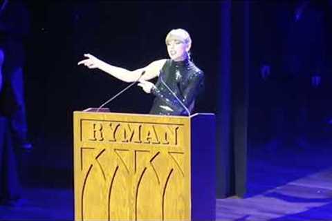 Taylor Swift accepts Songwriter-Artist of the Decade at the Nashville Songwriter Awards