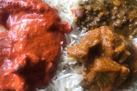Extra Spicy 🌶 🥵Indian Food ASMR Mukbang | Butter Chicken, Daal Mahkni and Lamb Karahi Taste Test