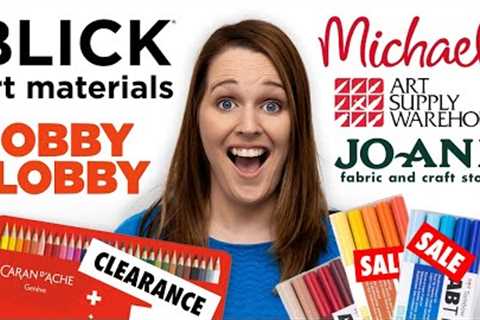 NO BUDGET Art Shopping Spree in the USA!