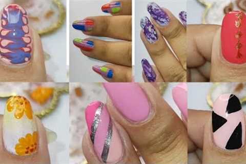 #22 easy nail art designs for beginners || nail art at home