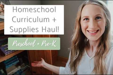 Homeschool Curriculum and Supplies Haul