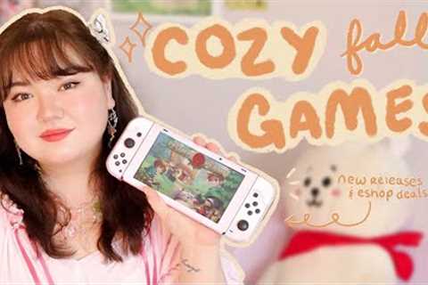 fall COZY GAMES on the nintendo switch 🍂 new releases &amp; eshop sales