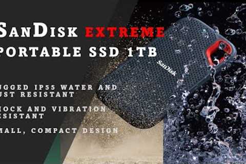 SanDisk extreme portable ssd 1TB - Unboxing and Transfer file speed test