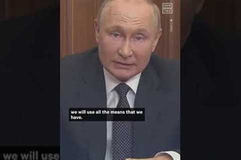Putin Warns He Isn't Bluffing Over Nuclear Weapons
