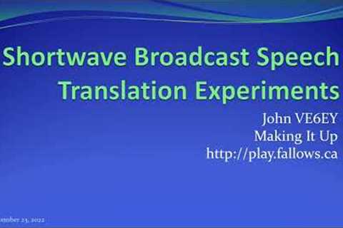 SWBC Translation Experiment