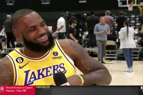 LeBron 🤣🤣 What's wrong with Pat, man? He got issues!