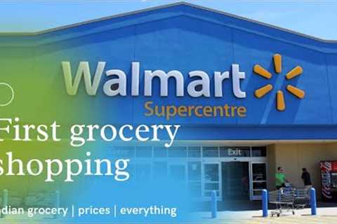 First grocery shopping | Walmart shopping | Burnaby | canada