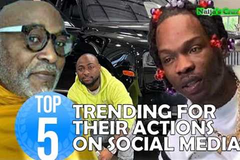 Top 5 Celebrities Trending For Their Actions On Social Media