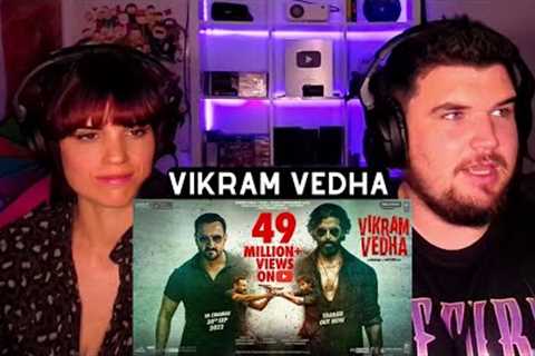 Vikram Vedha Official Trailer REACTION - Hrithik Roshan, Saif Ali Khan, Pushkar &amp; Gayatri