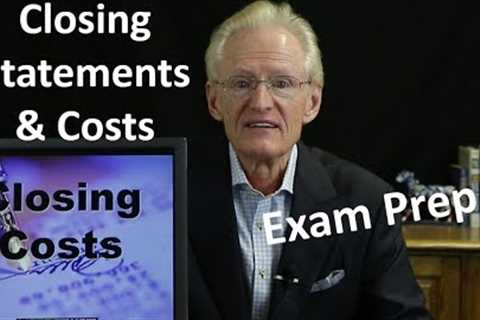 42 Closing Costs &amp; Closing Statements: Arizona Real Estate License Exam Prep