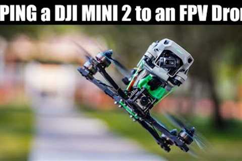 I TAPED a Mavic Mini 2 to my racing drone