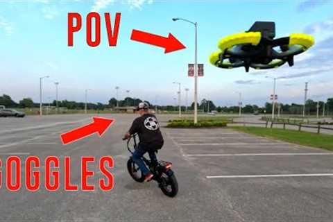 Driving using a Video Game POV - DJI Avata drone Challenge
