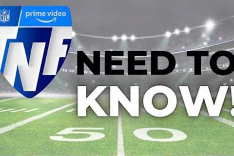 7 Things to Know Before You Stream Thursday Night Football on Prime Video