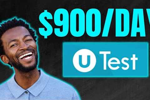 How To Earn Money In 2022 By Using uTest | $900 PER DAY (Make Money Online Testing Apps)