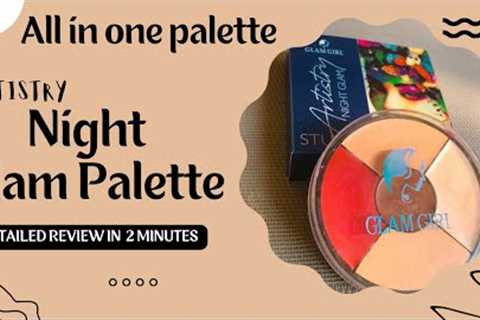 All in One Makeup Palette| Artistry Night Glam| GlamGirlz By Mahwish Saqib| Review| Life with Emaann