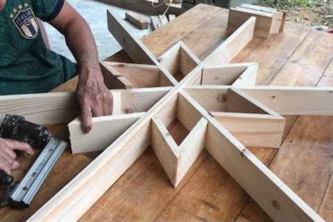 Woodworking Project And Plan For Christmas // Making Your Own Snowflake Shelves Extremely Easy