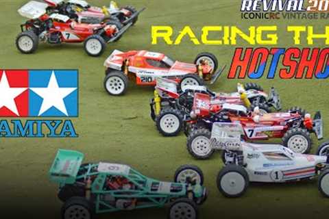 Racing A Tamiya Hotshot vintage RC Car