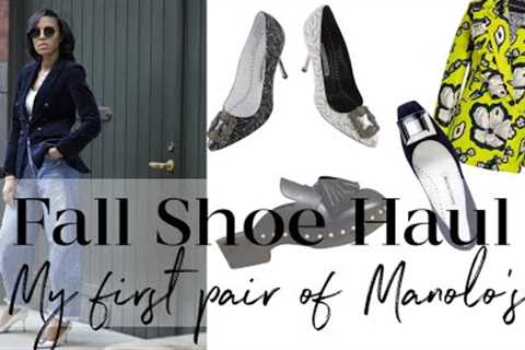Fall Shoe Shopping Haul + New Clothes | Manolo Blahnik, Khaite + More | SimplyShannah