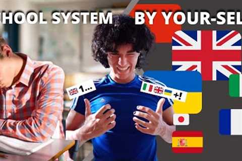Learn ANY languages FREE By Yourself in 1MONTH vs 13years school: MY METHOD