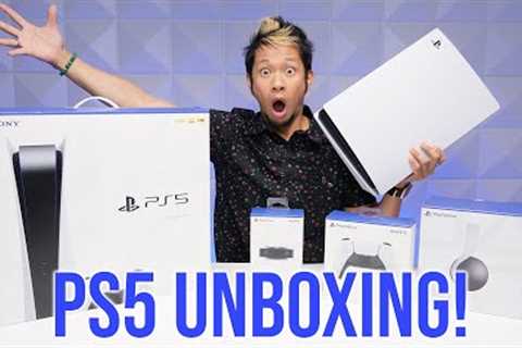 Sony PS5 Unboxing + PlayStation 5 Accessories!