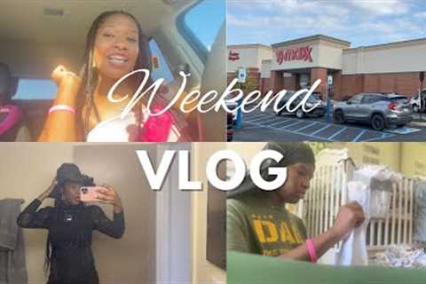 My Weekend Vlog (First time at a Funeral, Shopping, &amp; Baby Organizing/Cleaning)