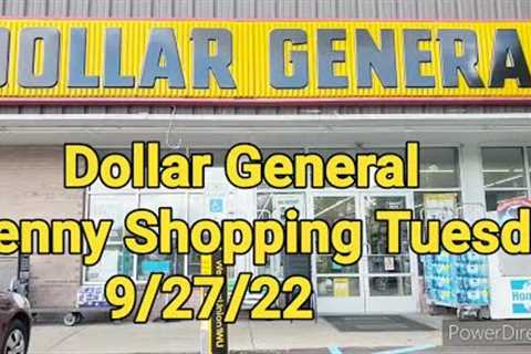 Dollar General Penny Shopping Tuesday 9/27/22 #dollargeneral  #couponing