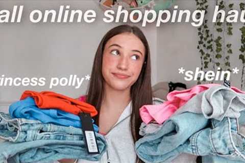 Fall online shopping try on haul!